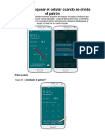 Cómo desbloquear el celular cuando se olvida el patrón (CTRC)
