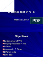 D Dimer Test in VTE