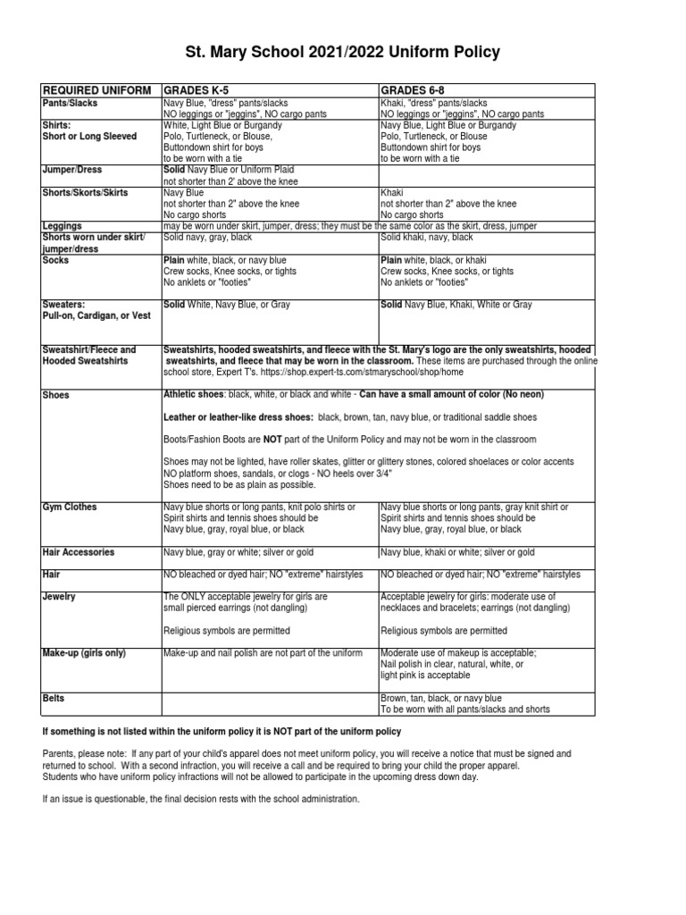 Uniform Policy 2122 PDF Sweater Clothing