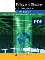 (Business Administration Reading Lists and Course Outlines 11) Schwindt, Richard - Business Policy and Strategy-Eno River Press (1990)