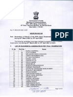 RTR Result