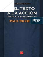 Xodo Documento Paul Ricoeur Del Texto A La Acción
