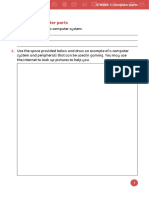 Worksheet Task 1 - B4.1.1.1.1 Computer Parts