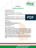 RIMALATION-60-EC Insecticida ES