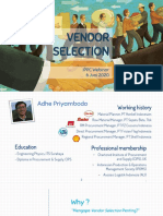 Webinar IPPC - Vendor Selection