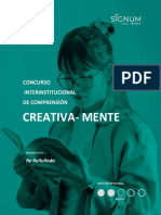 RE ÑOÑOLINDO, Desafío Cognitivo Cuatro CREATIVA-MENTE 2021