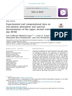 Experimental and Computational Data On Two-Photon Absorption and Spectral Deconvolution of The Upper Excited States of Dye IR780