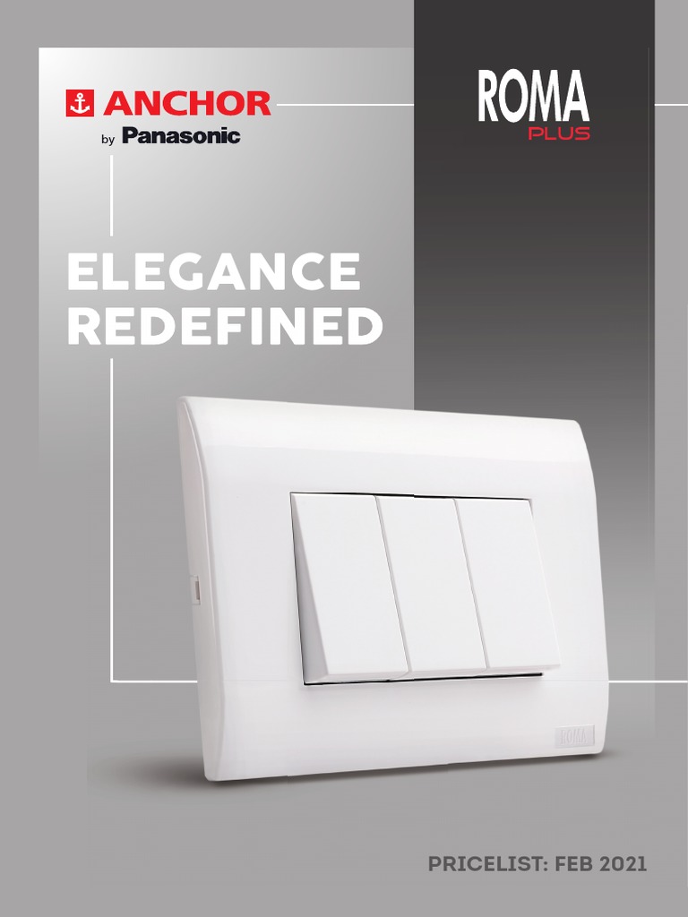 Anchor Roma Plus Wiring Devices Price List Feb 2021 | PDF ...