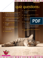 Cat Quiz Questions:: Reg Charity 203644 (England and Wales) and SC037711 (Scotland)