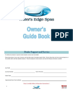 Owner's Guide Book: Water's Edge Spas