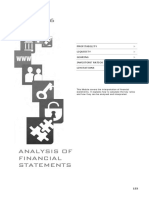 Analyzing Financial Statements Ratios