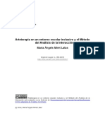 Arteterapia en un entorno escolar inclusivo y el Método del Análisis de la Interacción. Maria Àngels Miret Latas