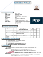 Curriculum Vitae: Personal Profile