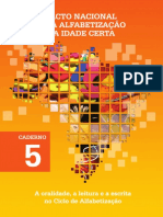 BRASIL Pacto Nacional Alfabetizacao Idade Certa Caderno 5