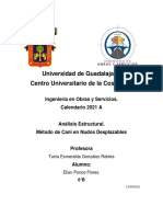 Método de Cani en Nudos Desplazables - Elian Ponce Flores