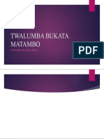 Twalumba Bukata Matambo