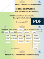 RESIDUOS DE LA CONSTRUCCION. DISPONIBILIDAD Y POSIBILIDADES EN CUBA - Ismael