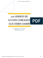 120 Verbos de Accion Coreanos Que Debes Saber