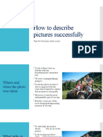 How To Describe Pictures Successfully: Tips For Russian State Exam