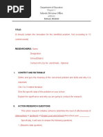 Innovation Project Proposal Template | PDF