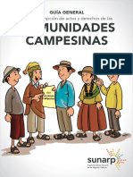 Guía General de Comunidades Campesinas