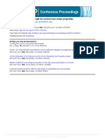 Study of Critical Ricochet Angle For Conical Nose Shape Projectiles