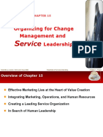 Organizing For Change Management and Leadership: Ervice