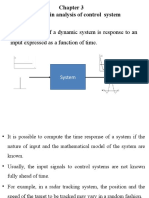 Time Domain Analysis of Control System