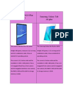 Lenovo Tab M10 Plus FHD vs Samsung Galaxy Tab A8 plus: Which tablet is better