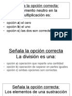 Evaluación Operaciones