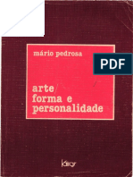 Mario Pedrosa - Arte - Forma e Personalidade - 3 Estudos (Kairos,1979)