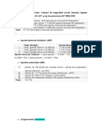 Aportes laborales y asignaciones familiares en Bolivia