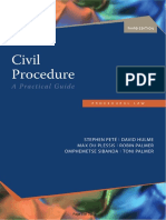 Civil Procedure Textbook Soft