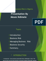 Managing Business Risk in Nigeria