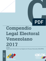 Compendio Legal Electoral Venezolano 2017