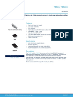 Rail-To-Rail, High Output Current, Dual Operational Amplifier