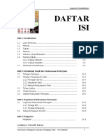 Daftar Isi Lapdal Perencanaan Pembangunan Prasarana Perlengkapan Jalan