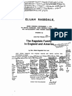 The Ragsdale Family in England and America