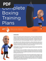 12-Week Boxing Training Program Guide | PDF | Strength Training ...