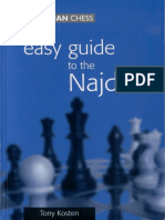 Tony Kosten - Easy Guide to the Najdorf-Everyman Chess (1999)