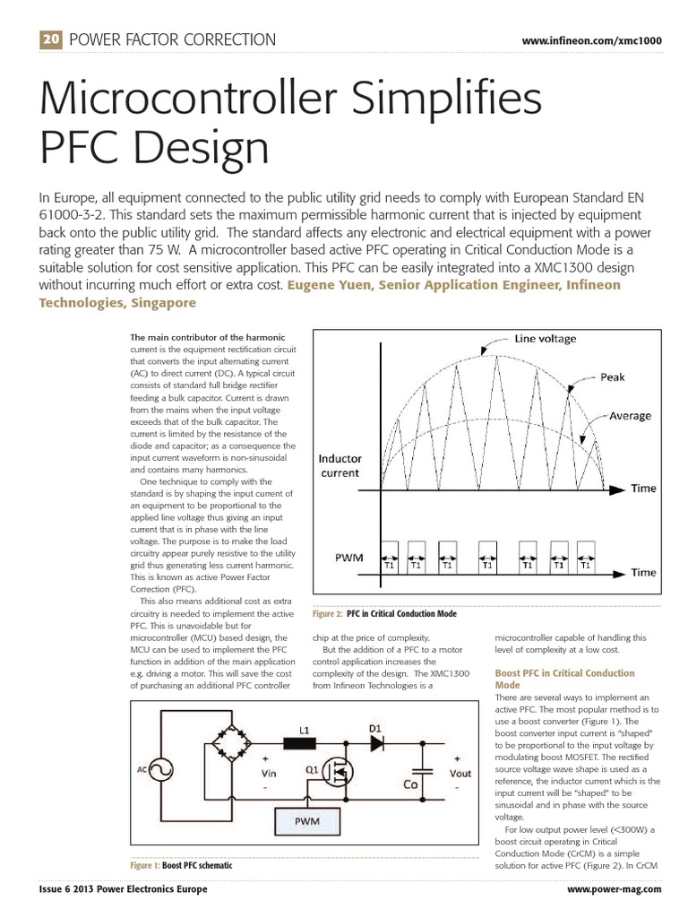XMC1300: Simplifying PFC Design | PDF | Rectifier | Computing