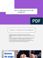 Trabajo y Promoción de Empleo Primera Hoja