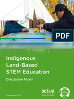 Indigenous Land Based Stem Education Discussion Paper Actua Canada