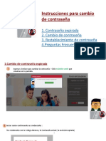 Instrucciones Para Cambio de Contraseña