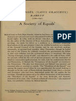 Babeuf - ''Society of Equals'' (1796)