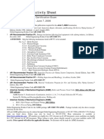 Publications Effectivity Sheet: API 570, Piping Inspector Certification Exam For Exam Administration: June 7, 2006