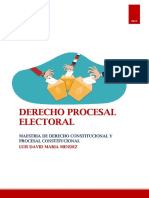 Analisis de Sentencias de Derecho Procesal Electoral Luis David Maria Mendez