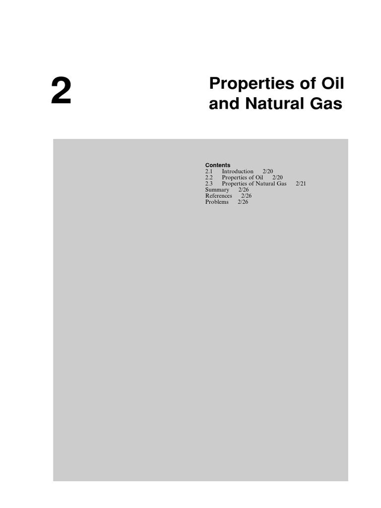 Properties of Oil and Gas Explained | PDF | Gases | Viscosity