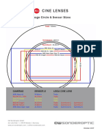 Image Circle & Sensor Sizes: CW Sonderoptic GMBH Am Leitz-Park 1 - 35578 Wetzlar - Germany