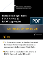 Instrument Flight Rules STAR Arrival & RNAV Approaches: Wu-Foxtn-Pp-Foxtn-Wu
